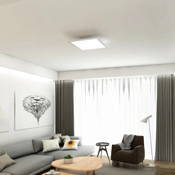 Briloner 7194-016 - LED Dimmelhető mennyezeti lámpa SIMPLE LED/18W/230V + távirányító