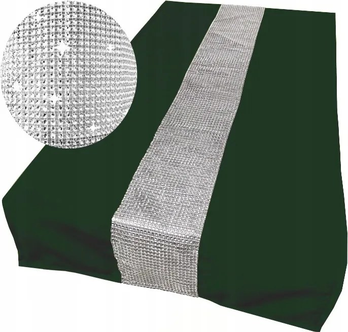 Cirkónia Asztali Futó 40x160 Abrosz Asztalra, Különböző Színekben