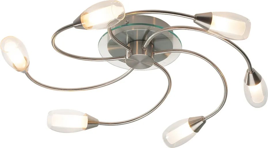 Dar Lighting TUGEL TUG0646 Plafonlámpa 6x40W/G9 IP20