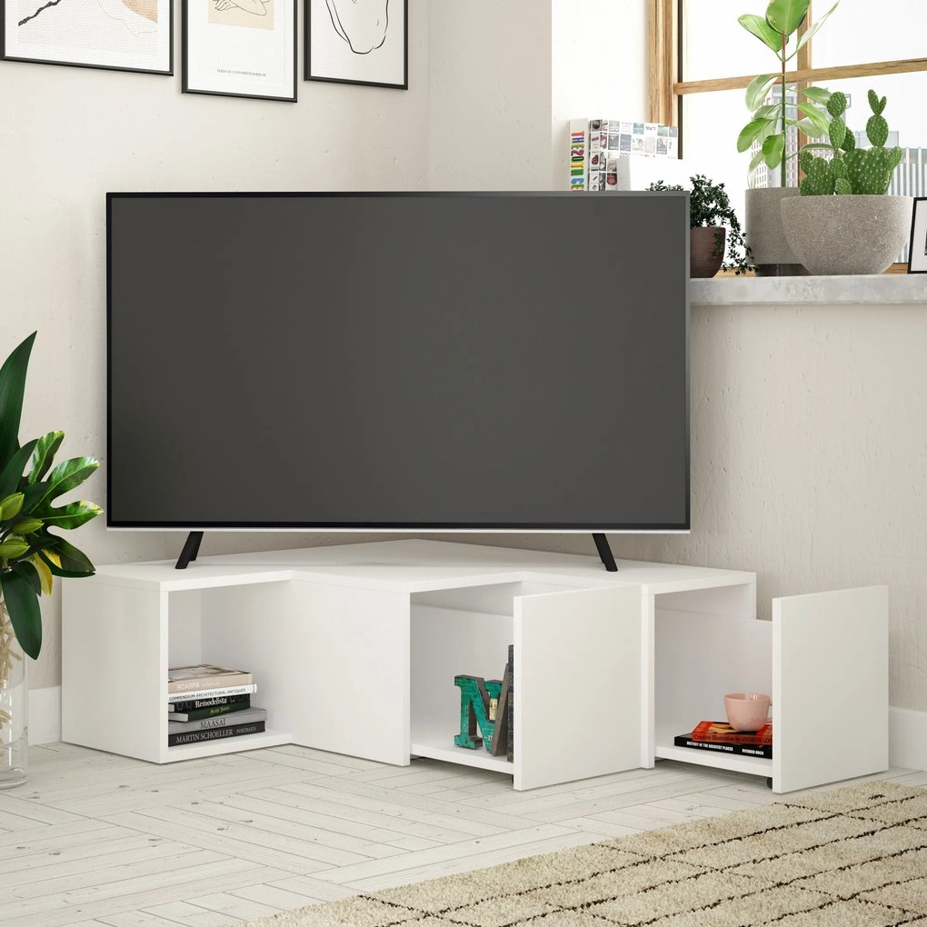 TV asztal/szekrény Cicone (fehér). 1072014
