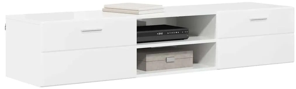 TV szekrény fiókkal Beton szürke 150 x 39 x 30 cm Faanyag