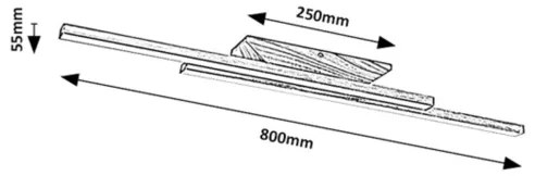 Rabalux 71084 - LED mennyezeti lámpa TAMUR LED/21W/230V 4000K