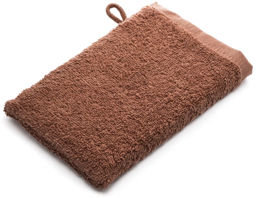 Mosdókesztyű CLASSIC 15x24 cm, barna