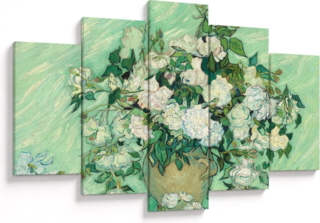 Kép - Vincent van Gogh, Roses, reprodukciók (150x105 cm)