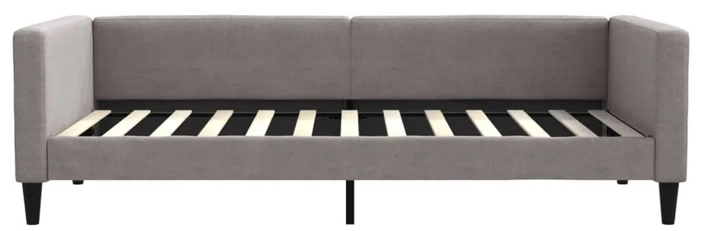 tópszínű kihúzható szövet heverő 100 x 200 cm