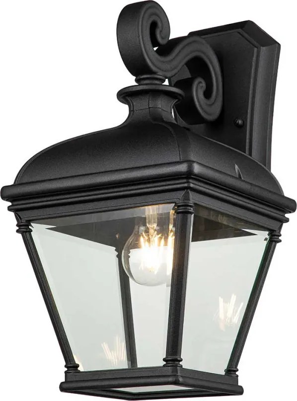 ELSTEAD BAYVIEW-2L-BK BAYVIEW Klasszikus Kültéri Fali Lámpa Fekete E27 IP44