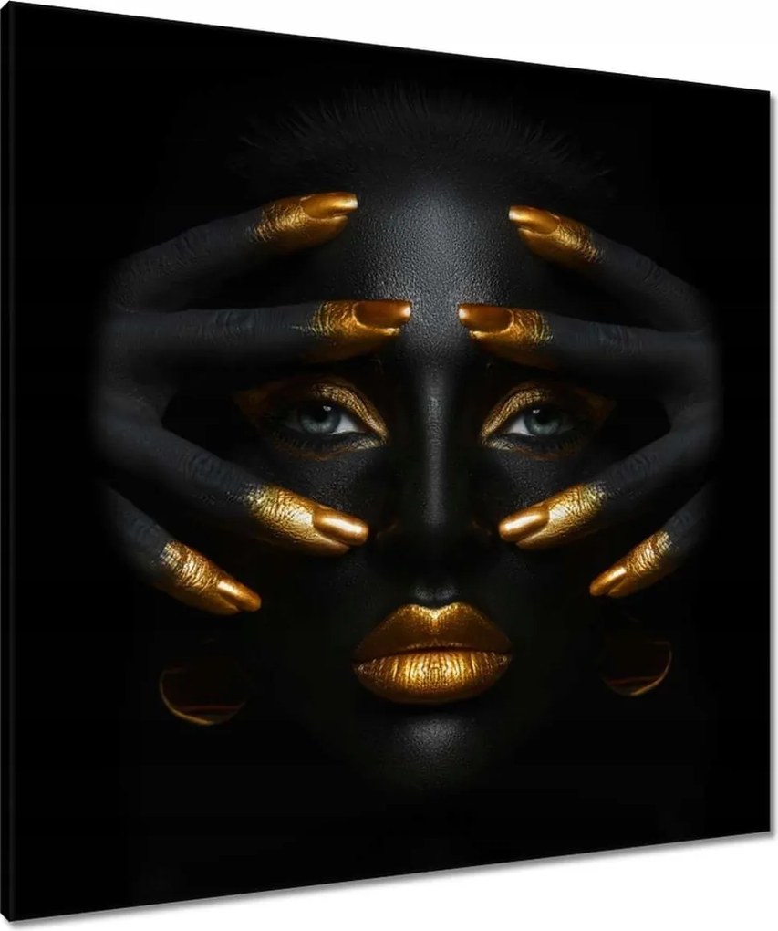 Vászonkép 80x80 Arany tekintet