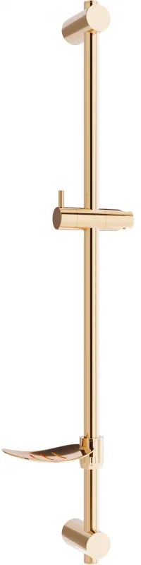 Mexen DF zuhanyrúd szappantartóval 80 cm, rózsaarany - 79382-60