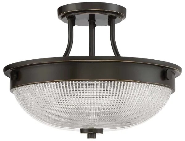 Quoizel QZ-MANTLE-SF-PN - Felületre szerelhető csillár MANTLE 2xE27/60W/230V bronz