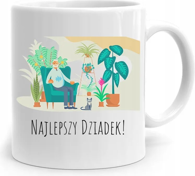 Bögre Ajándék Nagypapa Napjára A Legjobb Nagypapa! fényképes nyomattal