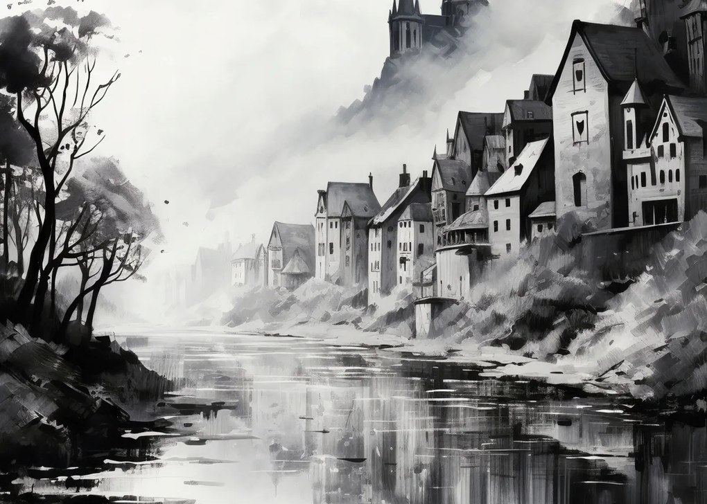 Poszter 70x50cm Ködös Reflex