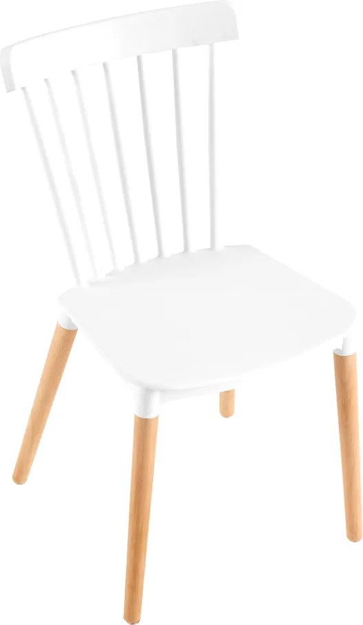Étkezőszék, fehér/bükk, ZOSIMA