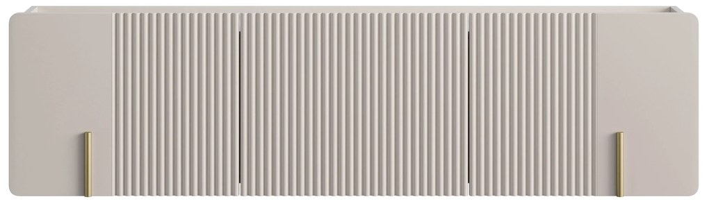 Malmi fali szekrény 150 cm - kasmír / arany