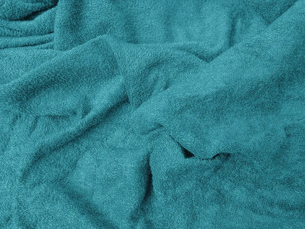 Frottír türkiz lepedő EXCLUSIVE 200x220 cm