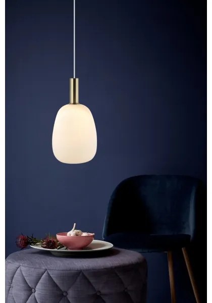 Nordlux - ALTON lógcsillár 1xE27/60W/230V fehér/fekete/antikolt réz