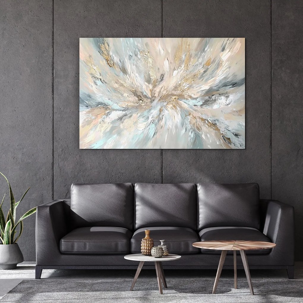 DUBLEZ | Absztrakt fakép - Arany örvény