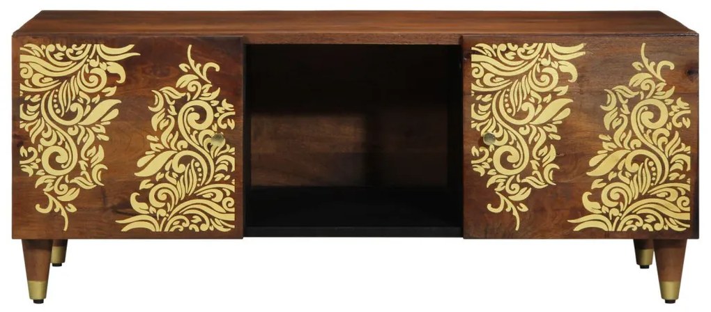 Kávézóasztal 100x54x40 cm Tömör Mangófából