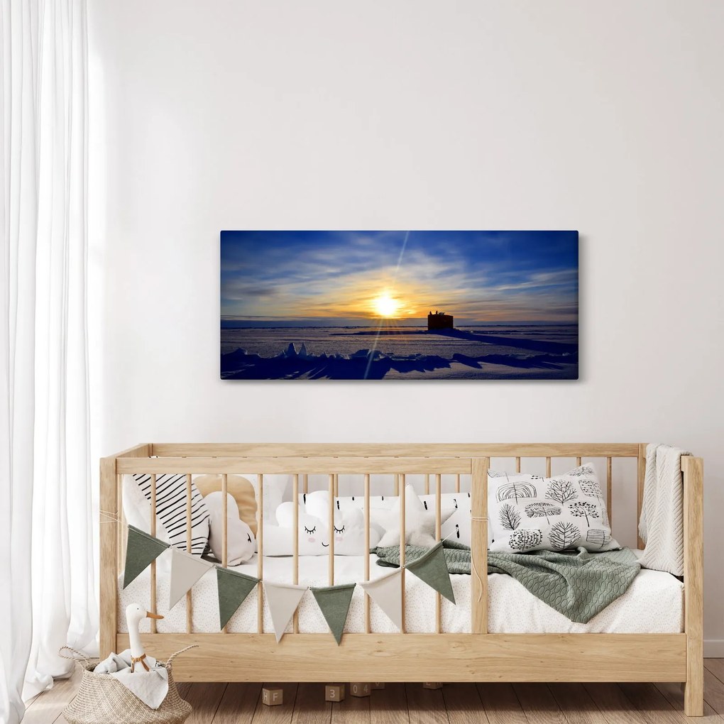 Kép - sarkvidéki táj (120x50 cm)