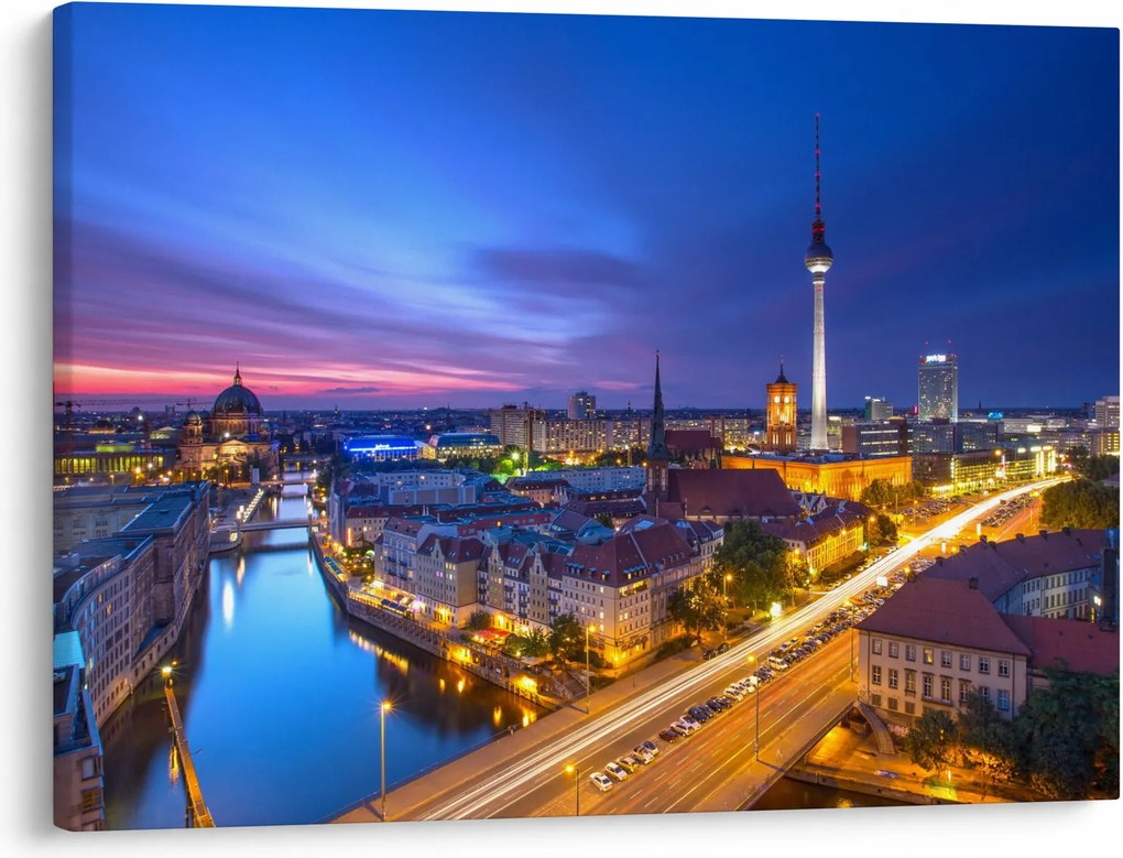 Kép - Kék ég Berlin felett (70x50 cm)