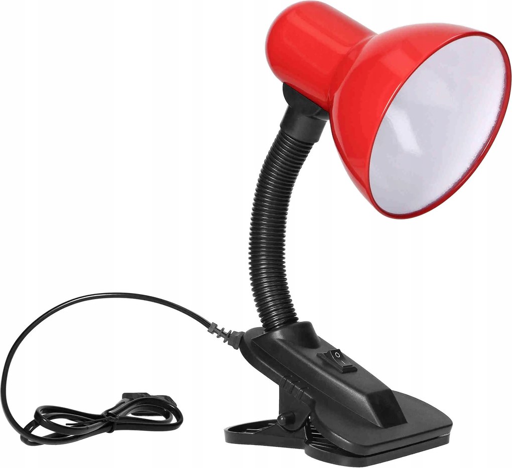 Fekete-piros éjjeli lámpa E27-es foglalattal Orno