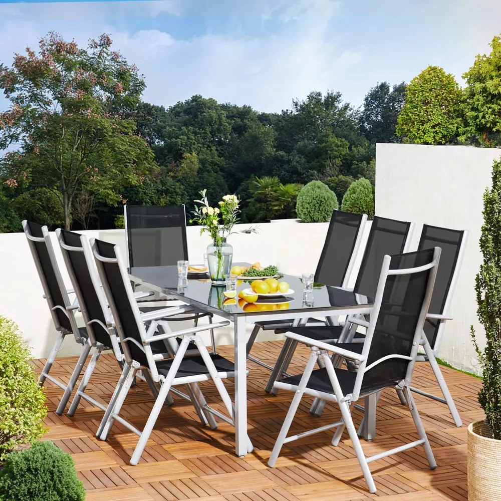 Deuba Alumínium garnitúra Alu 1+8 - ezüst