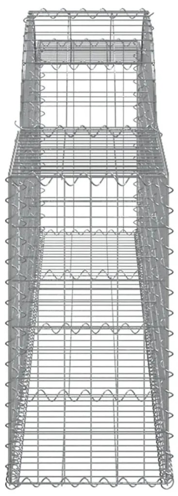 20 db íves horganyzott vas gabion kosár 300x30x60/80 cm