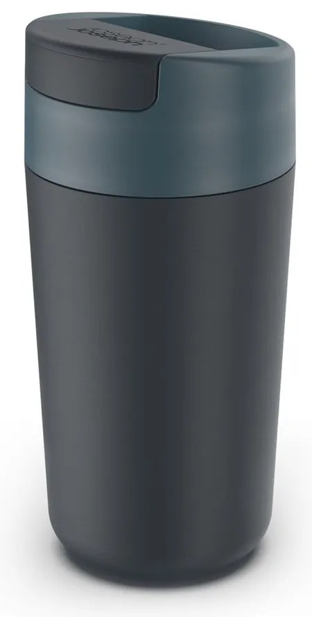 Sötétkék-antracitszürke utazóbögre 450 ml Sipp – Joseph Joseph