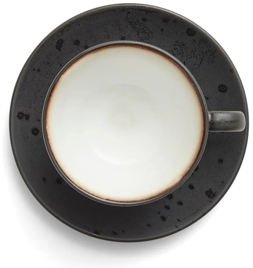 Fekete agyagkerámia csésze szett 4 db-os 240 ml Black/Mix – Bitz