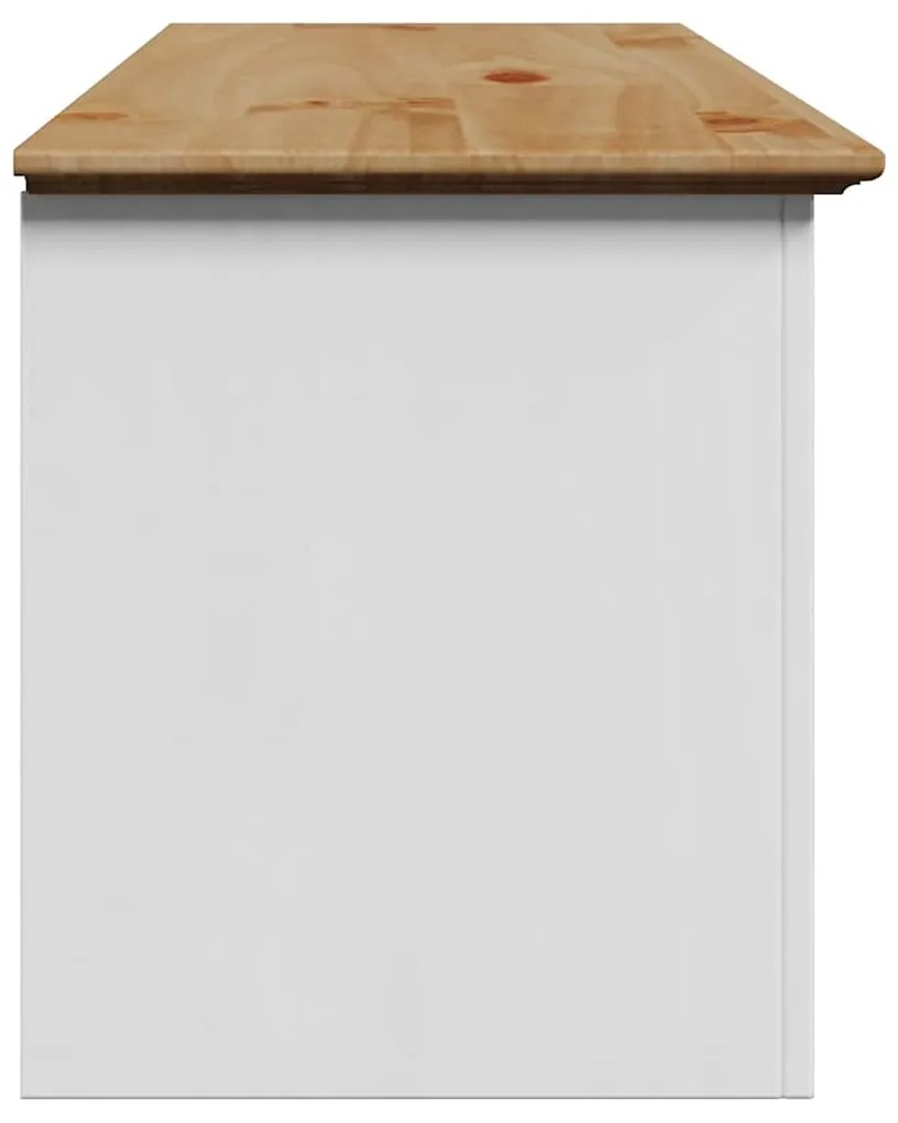 előszobapad BODO&quot; fehér és barna 114x40x45 cm&quot;