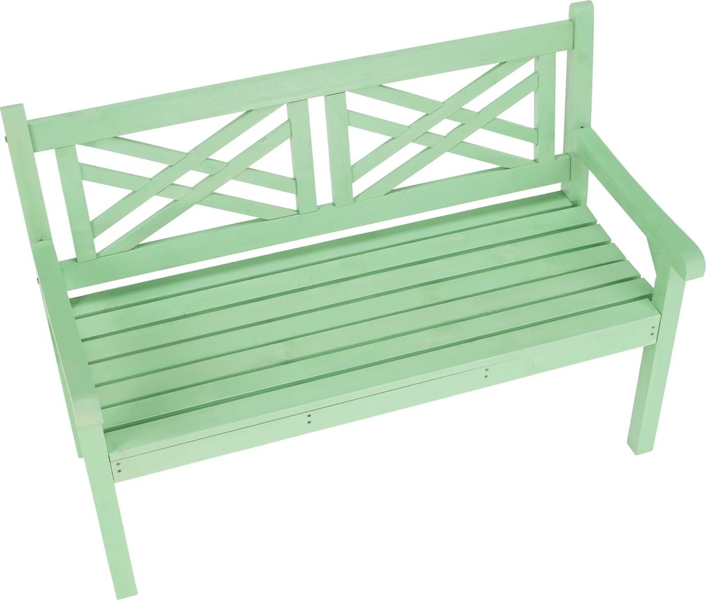 Fából készült kerti pad, neo mint, 124 cm, FABLA