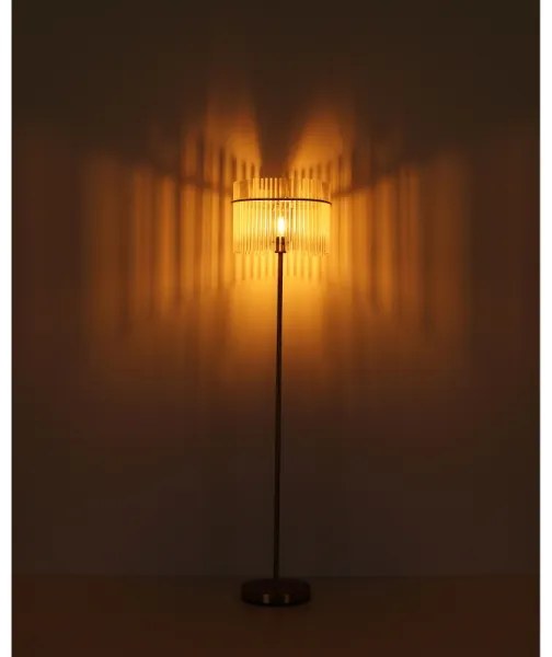 Globo 15698SM - Állólámpa GORLEY 1xE27/60W/230V arany