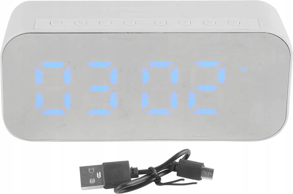 Elektronikus Ébresztőóra Led Hangos Álló Bluetooth