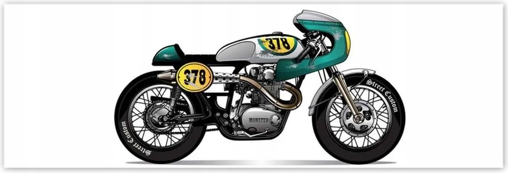 Poszterek 200x66 Motorkerékpár Antik Vintage