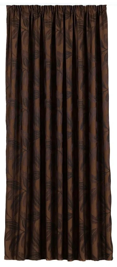 Sötétbarna függöny 210x245 cm Nydia – Mendola Fabrics