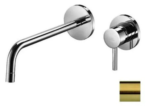 Paffoni - LIGHT falba építhető mosdócsaptelep, szálcsiszolt arany