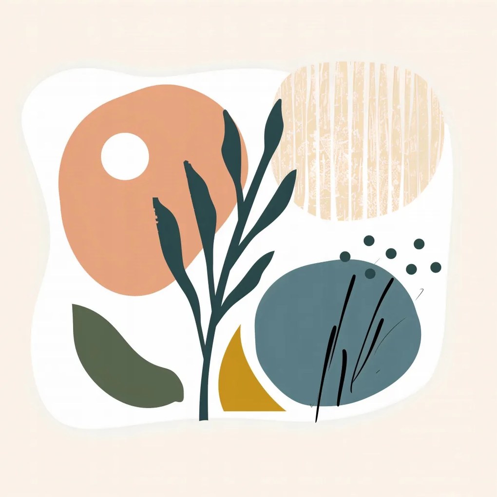 Poszter 20x20cm Pasztell Gyümölcs