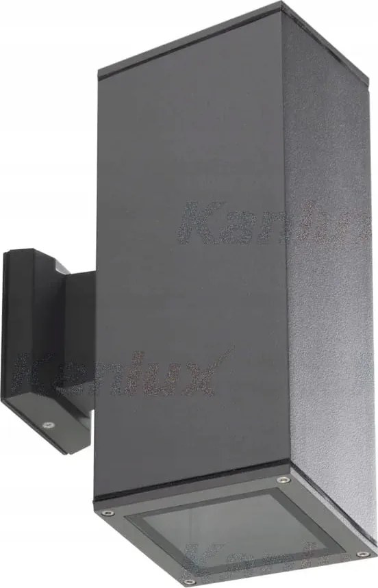 Kültéri homlokzati fali lámpa Kanlux Lart IP54 antracit 60W E27