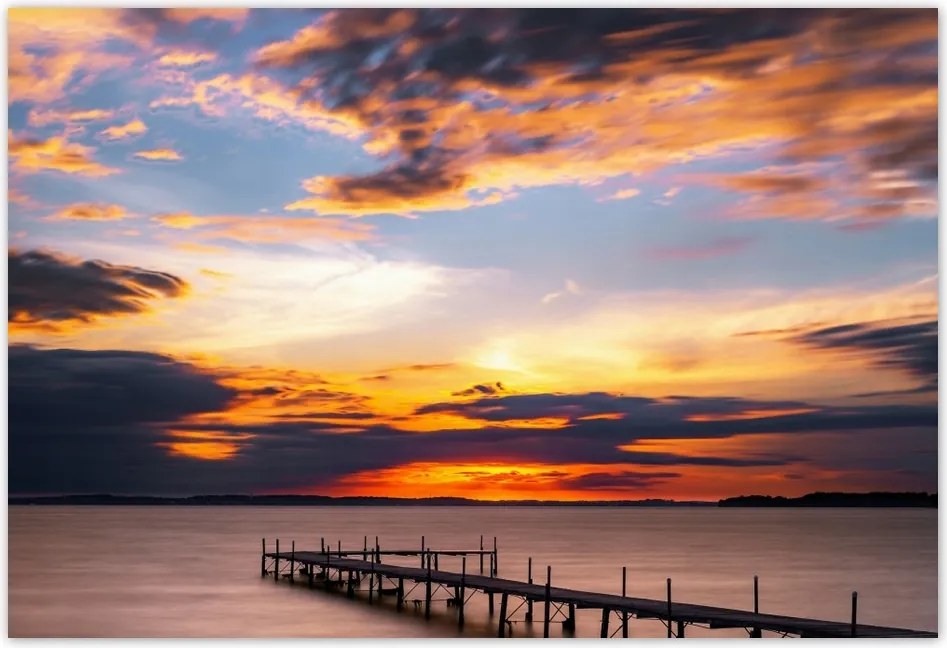 Poszterek 185x125 Nyugati tó móló