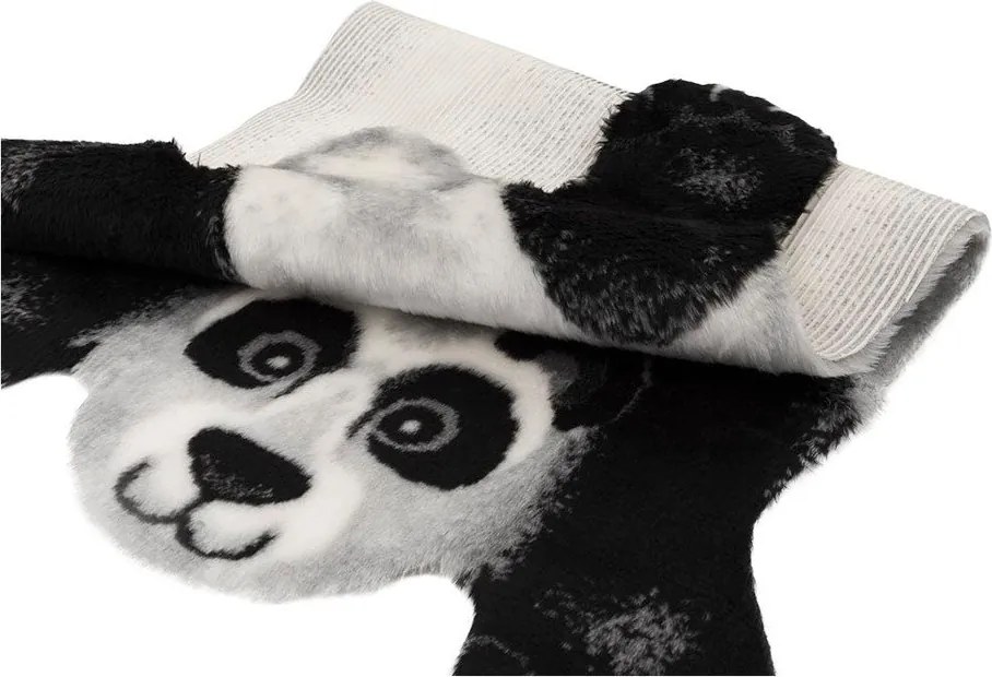 Fehér-fekete gyerek szőnyeg 110x70 cm Kids Buddy - Narma