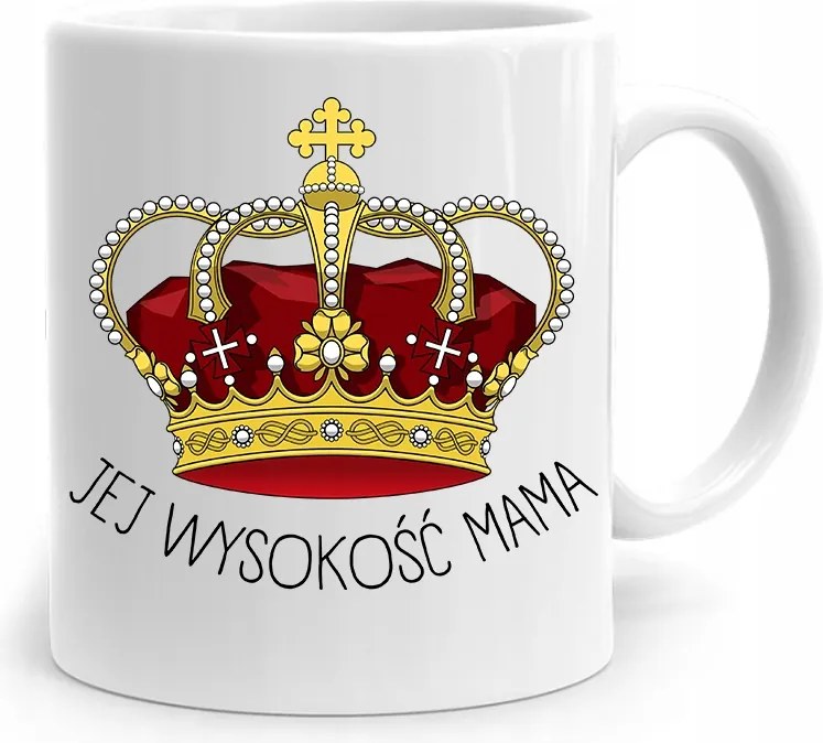 Ajándék Bögre Anyának Őfelsége Anya fényképes nyomtatással