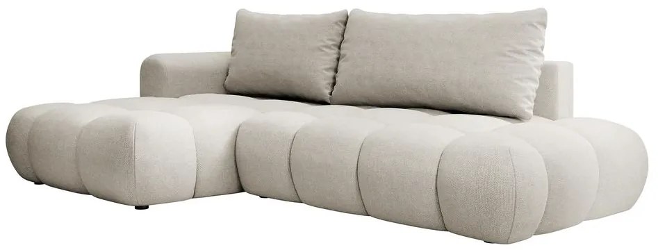 Sarokkanapé Ombre (B) (világosszürke + fekete). 1099481