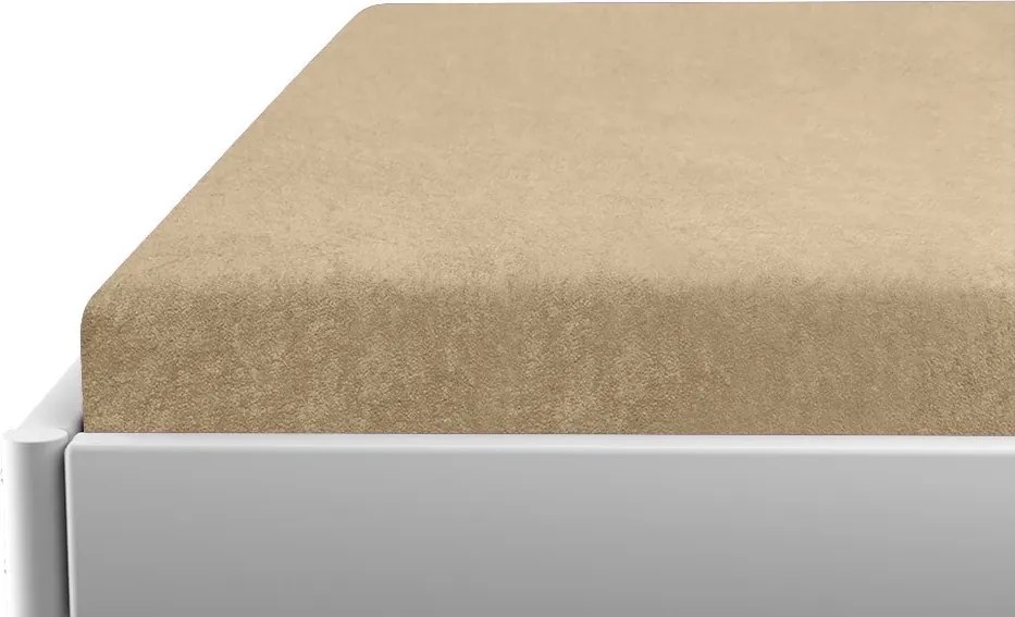 Gyerek frottír lepedő 60x120 cm cappuccino