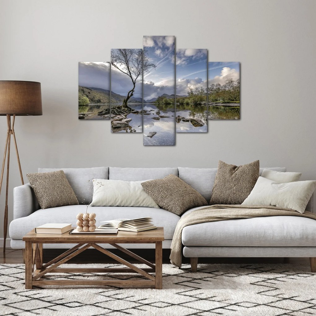 Folyó a fa mögött képe (150x105 cm)