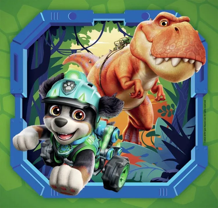 Mancs Őrjárat Dino Movie 3x48 db-os puzzle Clementoni