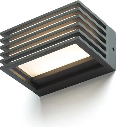 RENDL CLAIRE 14 fali lámpa antracit opálakril 230V LED 6W IP54 3000K