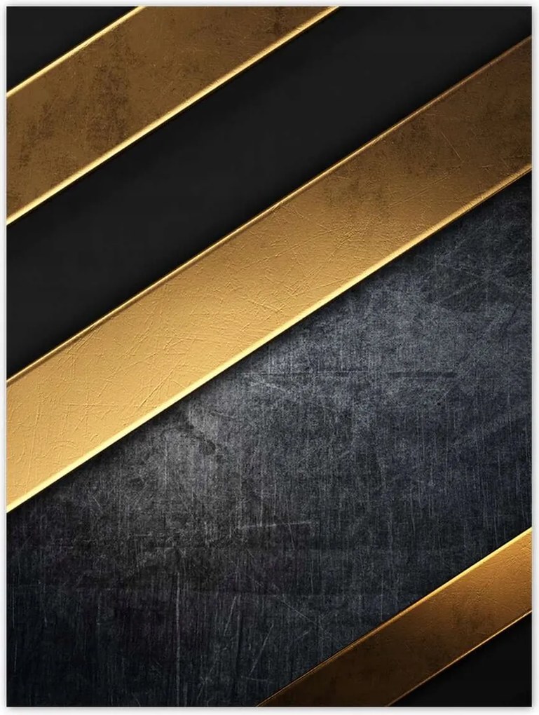 Poszterek 30x40 Arany csíkok