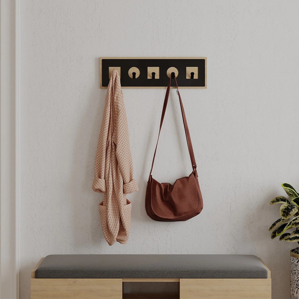 Fali fogas Icon Hanger - Sapphire, Oak