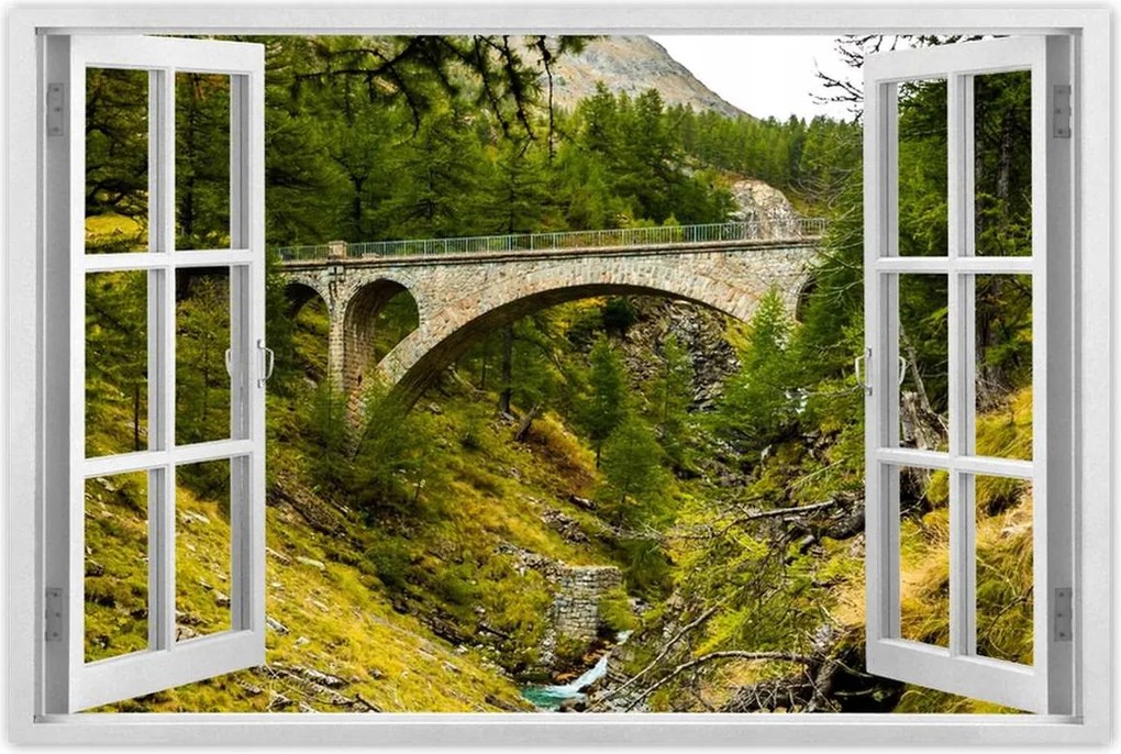 Poszterek 90x60 Híd Tájkép