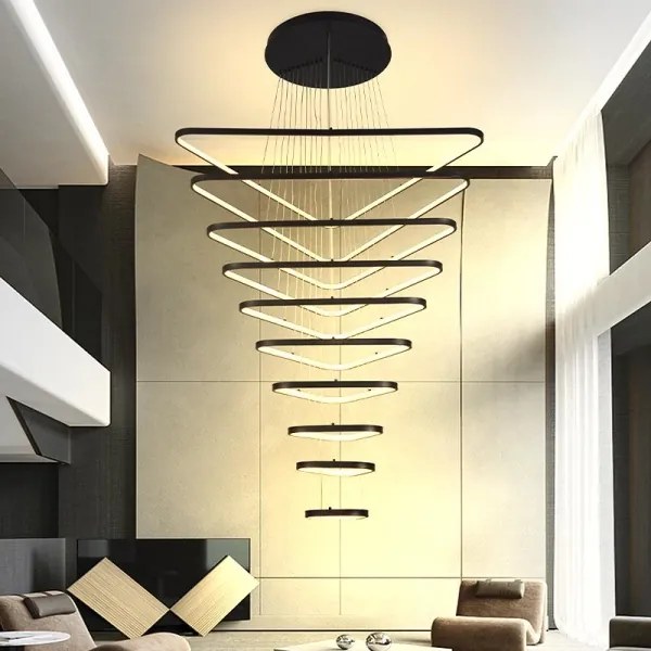 LED dimmelhető csillár zsinóron LED/385W/230V 3000-6500K + távirányítás