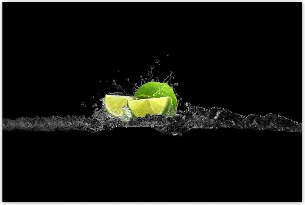 Poszterek 120x80 Lime fekete